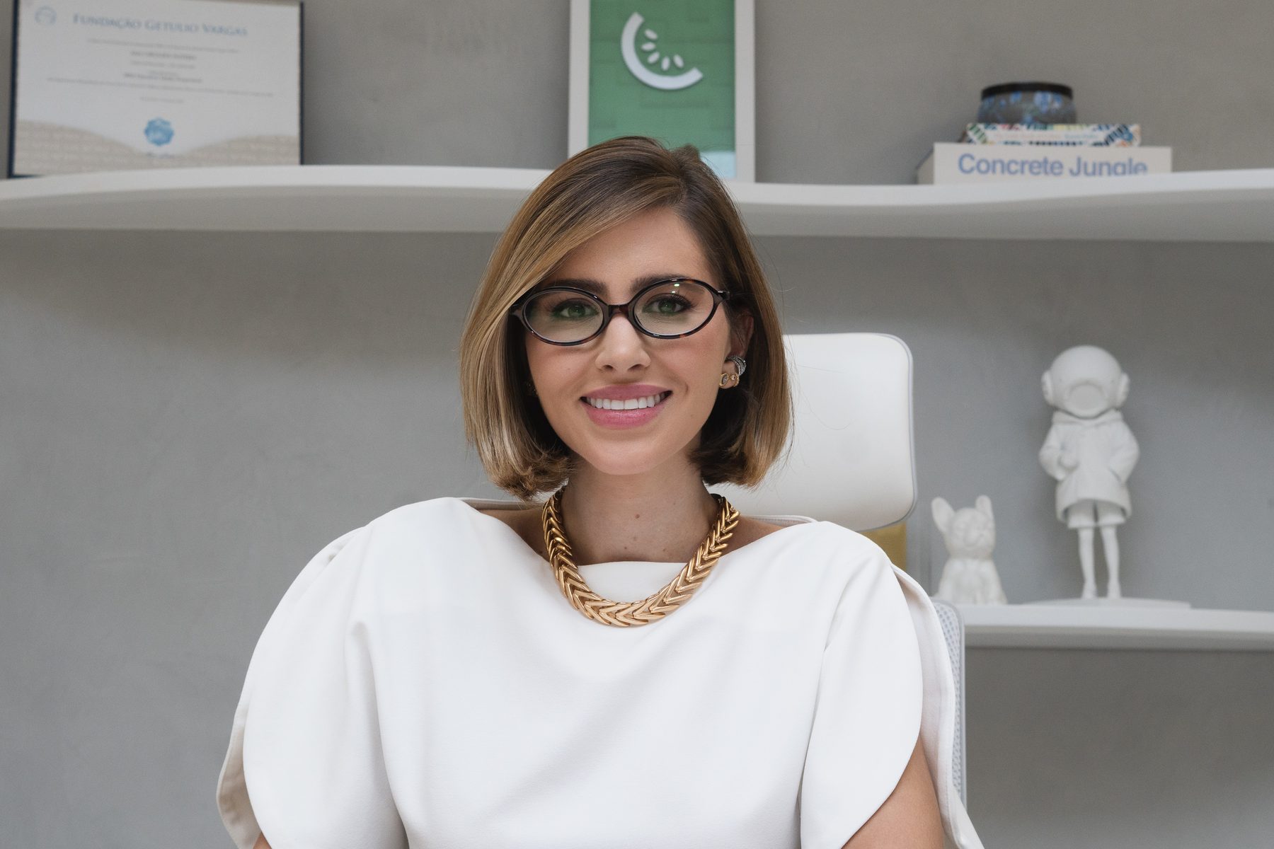 Ana Carolina Moresco em ambiente clínico